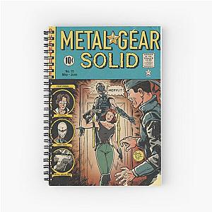 Metal Gear Solid fan art comic cover Spiral Notebook