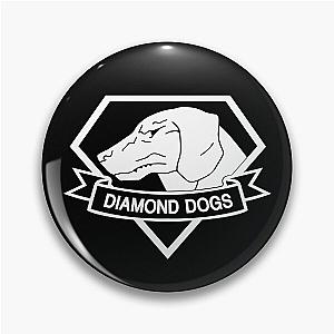 Metal Gear Solid - Diamond Dogs over Heart (White) Pin