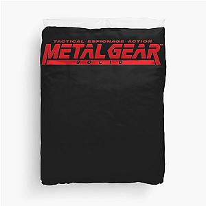 metal gear solid logo Classic Duvet Cover