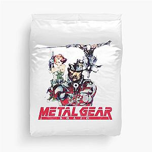 Retro Metal Gear Solid  Duvet Cover