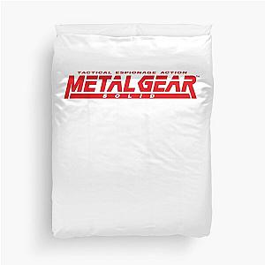 Metal Gear Solid Logo Duvet Cover