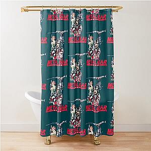 Retro Metal Gear Solid    Shower Curtain