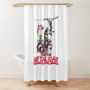 Retro Metal Gear Solid  Shower Curtain