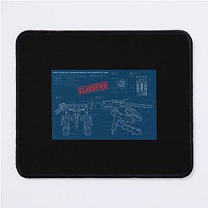 Metal Gear Solid Rex - Blueprints Poster Mouse Pad