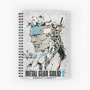 Metal Gear Solid 2 poster Spiral Notebook