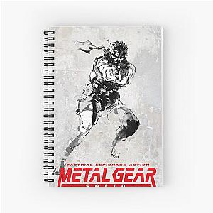 Metal Gear Solid Poster Spiral Notebook