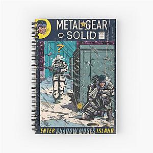 Metal Gear Solid - 'Enter Shadow Moses' Comic Book Fan Art Spiral Notebook