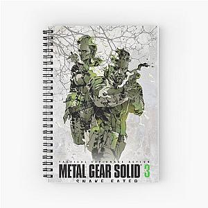 Metal Gear Solid 3 poster Spiral Notebook