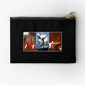 Metal Hellsinger Demon Slayer Groove Metal Hellsinger Zipper Pouches