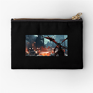 Metal Hellsinger Hellfire And Heavy Metal Metal Hellsinger Zipper Pouches