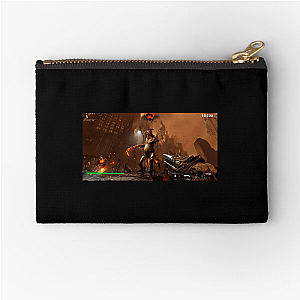Metal Hellsinger Beat The Hell Out Of Them Metal Hellsinger Zipper Pouches