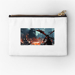 Metal Hellsinger Hellfire And Heavy Metal Metal Hellsinger Zipper Pouches