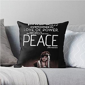 quotes band rock a band metallic Throw Pillow RB1608