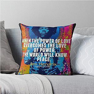 quotes band rock a band metallic Throw Pillow RB1608