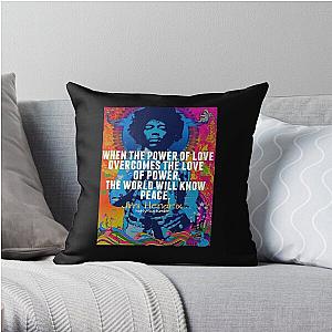 quotes band rock a band metallic Throw Pillow RB1608