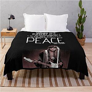 quotes band rock a band metallic Throw Blanket RB1608