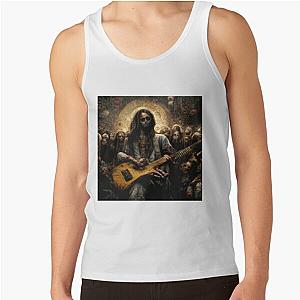 Zombie Jesus Playing Metallica Guitar Tank Top RB1608