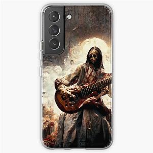 Zombie Jesus Titan Playing Metallica Guitar Samsung Galaxy Soft Case RB1608