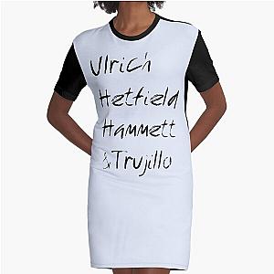 Metallica band Graphic T-Shirt Dress