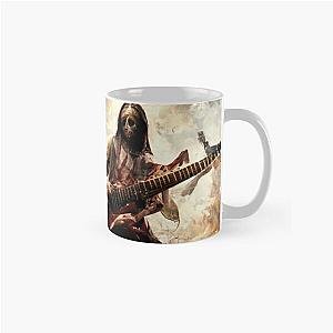 Zombie Jesus Titan Playing Metallica Guitar Classic Mug