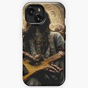 Zombie Jesus Playing Metallica Guitar iPhone Tough Case