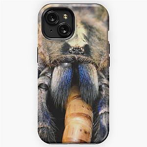 Beautiful blue Gooty Sapphire Ornamental Tarantula (Poecilotheria metallica) iPhone Tough Case