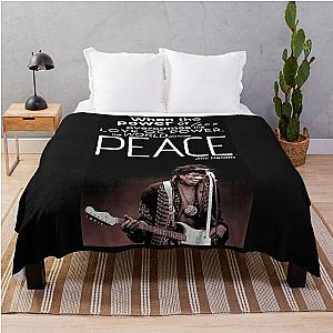   metallica band metallic Throw Blanket