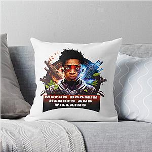 Metro Boomin Heroes And Villains Throw Pillow RB0706