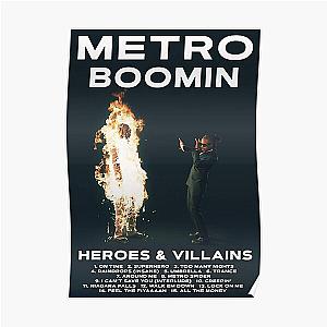 Metro Boomin - Heroes & Villains Poster RB0706