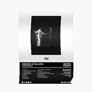Metro Boomin - Heroes and Villains | Metro Boomin Album Poster RB0706