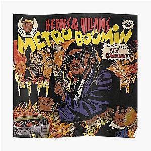 Heroes & Villains, Metro Boomin Alternative Cover Poster RB0706