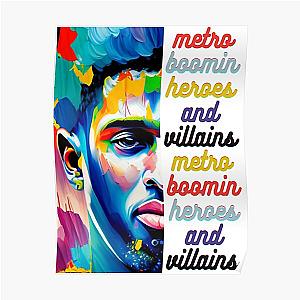 metro boomin heroes and villains Poster RB2607