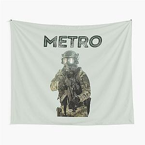 Metro Soldier Standing Tapestry