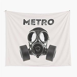 Metro Gas Mask (Black) Tapestry