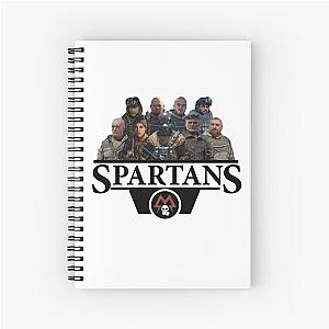 Metro Exodus Spartans (black) Spiral Notebook