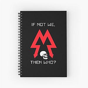 Metro Rangers Logo - Distressed Spiral Notebook