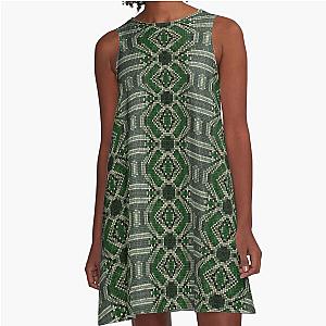 Mfdoom Pixel Pattern A-Line Dress