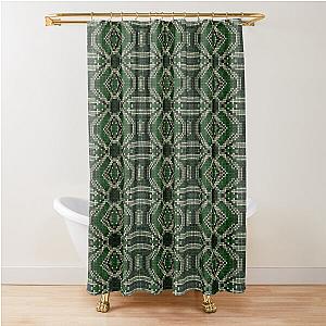 Mfdoom Pixel Pattern Shower Curtain