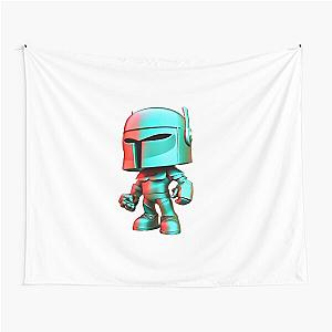 3d Funko Pop of MFdoom, digital art Tapestry