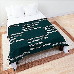 MF Doom All Caps   Comforter