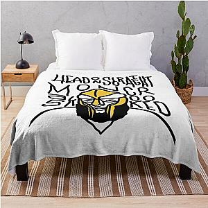 Mf Doom T-ShirtMf Doom (HEAD ON STRAIGHT) Throw Blanket