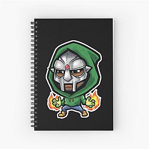 MF Doom x Cartoon art Spiral Notebook