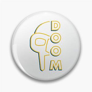 MF Doom Stencil Pin