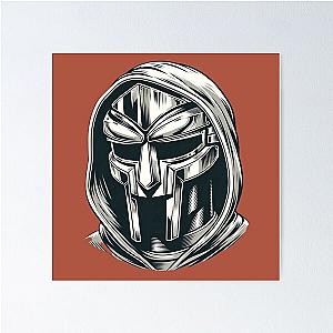 MF Doom Dumile Metal Mask Poster