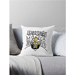 Mf Doom T-ShirtMf Doom (HEAD ON STRAIGHT) Throw Pillow