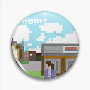 Mgmt 8bit Album Cover - Self Titled Psychedelic Retro artwork Pin