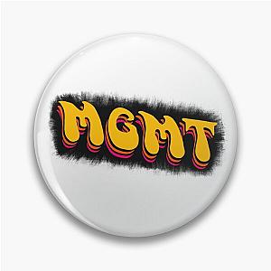 Retro MGMT Black Logo 2 Pin