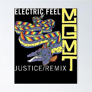 MGMT Band Electric Feel Justice Remix Poster