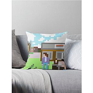 Mgmt 8bit Album Cover - Self Titled Psychedelic Retro artwork Throw Pillow