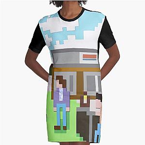 Mgmt 8bit Album Cover - Self Titled Psychedelic Retro artwork Graphic T-Shirt Dress